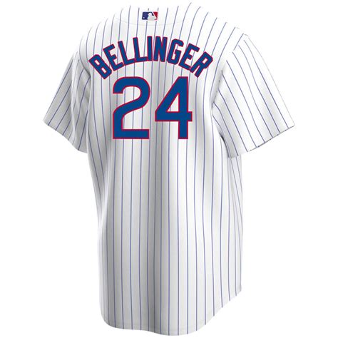 Cody Bellinger Chicago Cubs Home Pinstripe Men's Replica Jersey - Clark ...