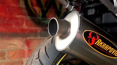 Kawasaki zx7r akrapovic exhaust sound - YouTube