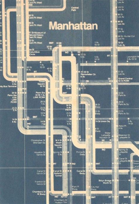 Vintage New York Subway Maps Ready for Framing No. 95 | Etsy | New york ...