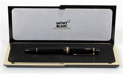 Sold Price: MONT BLANC 'MEISTERSTUCK FOUNTAIN PEN - November 5, 0119 1:00 PM EST