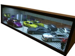 1/18 1:18 SCALE DIORAMA GARAGE DISPLAY ACRYLIC CASE W/ LED LIGHT MADE ...