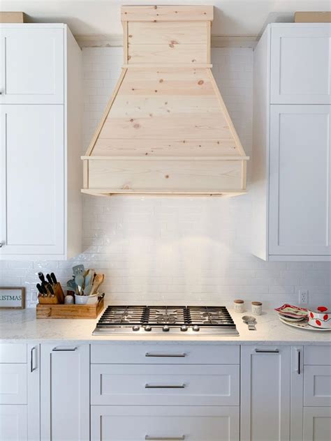 How I Built My DIY Farmhouse Vent Hood Cover | Kitchen hood design, Kitchen vent, Kitchen vent hood