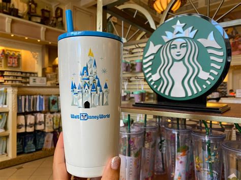 PHOTOS: NEW Cinderella Castle Starbucks Tumbler Available at Walt ...