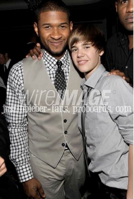 Justin Bieber & Usher at The Grammys - Justin Bieber Photo (10218848 ...