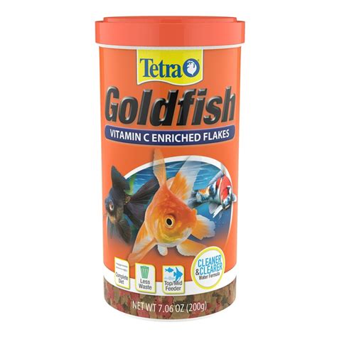 TetraFin Goldfish Flakes 7.06 Ounces, Balanced Diet Fish Food - Walmart.com - Walmart.com