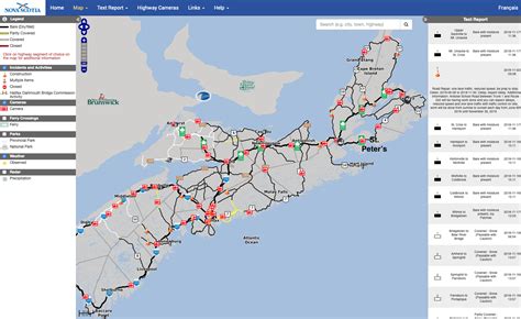 Driving Map Of Nova Scotia Printable | Wells Printable Map