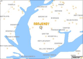 Nanjemoy (United States - USA) map - nona.net