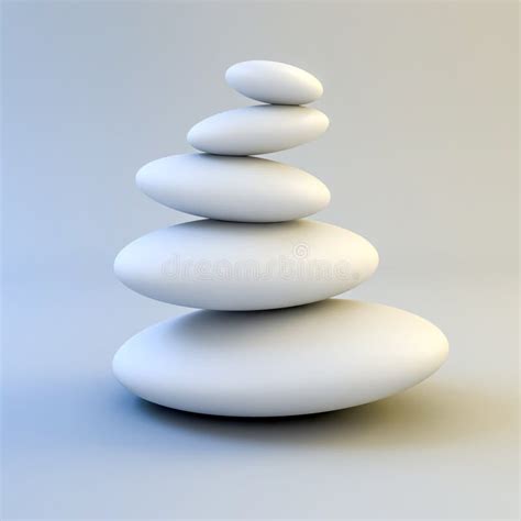 3d zen- spa stones stock illustration. Illustration of buddhism - 41297360