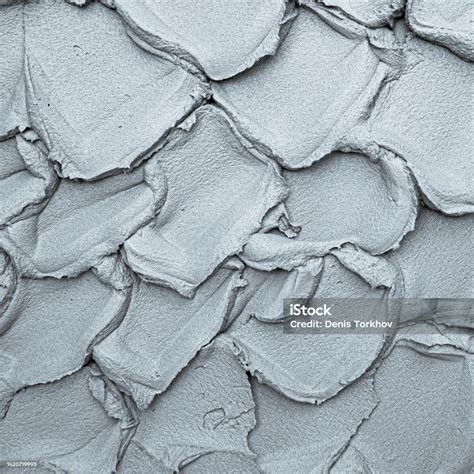 Applying Cement Plaster In A Thick Layer On A Concrete Wall By A Preliminary Method Stock Photo ...