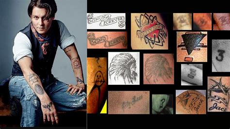 Johnny Depp's Tattoos And Their Meanings Revealed | IWMBuzz