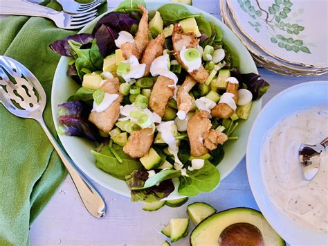 Crispy Chicken Salad with Cool Ranch Dressing – Recipe! - Live. Love ...