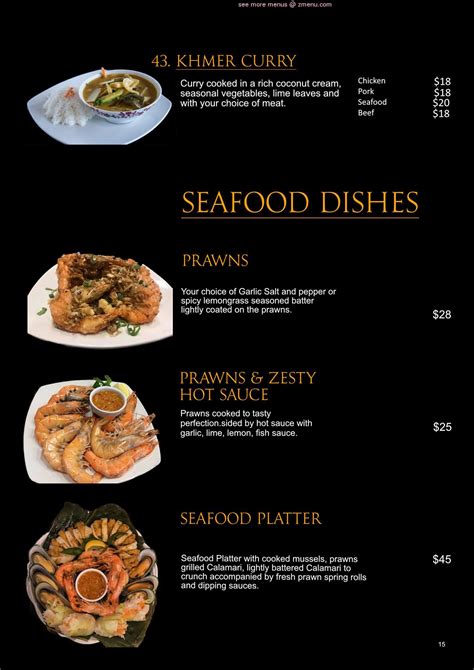 Online Menu of Khmer Cambodian Cuisine Restaurant, Christchurch, New Zealand, 8053 - Zmenu