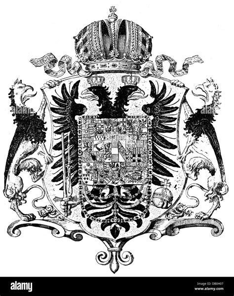 Habsburg monarchy eagle Black and White Stock Photos & Images - Alamy