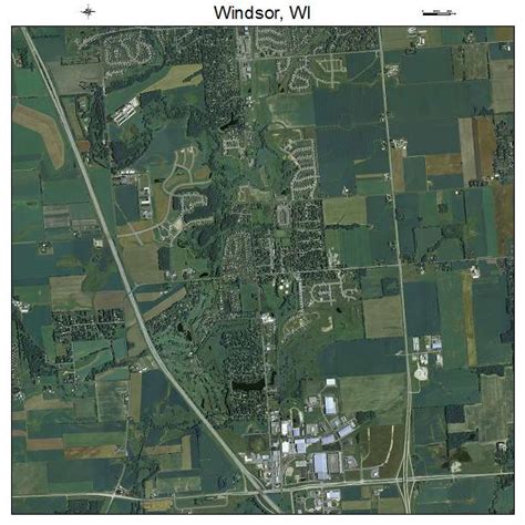 Aerial Photography Map of Windsor, WI Wisconsin