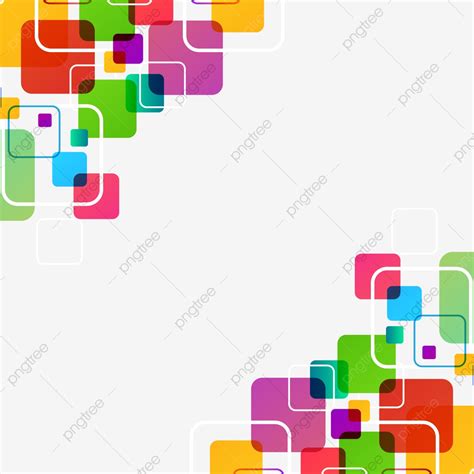 Abstract Square Pattern Vector Art PNG, Abstract Colorful Square Pattern Illustration, Abstract ...