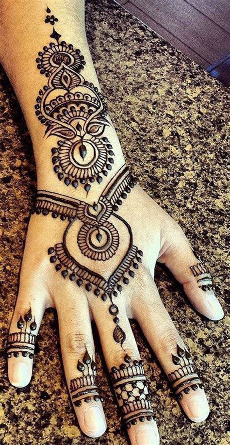 Mehndi Design Simple For Back Hand Mehndi Hand Designs Simple Henna Hands Arabic Divya Floral ...