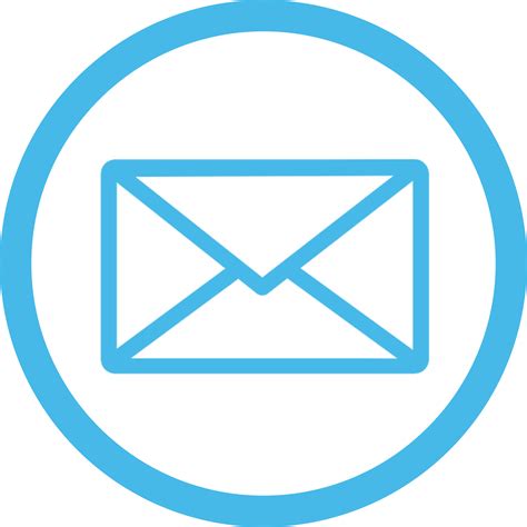 Icone Email Bleue PNG transparents - StickPNG