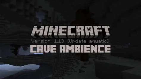 "Cave Sounds" - Possible Meaning and Purpose in the Game | Minecraft Amino