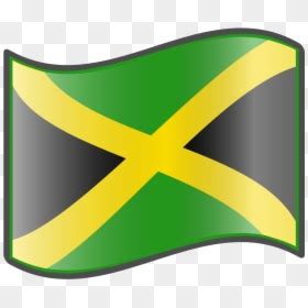 Free Jamaican Flag Cliparts - Jamaica Flag Emoji Png, Transparent Png - vhv