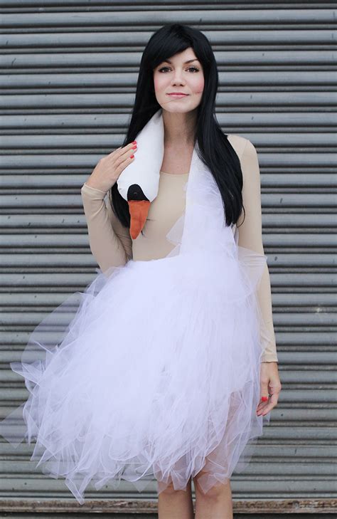 Bjork Swan Dress Costume Tutorial - A Beautiful Mess