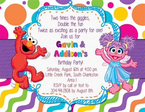 Elmo and Abby Cadabby / Birthday "Gavin's 3rd and Addison's 1st Birthday Party" | Catch My Party ...