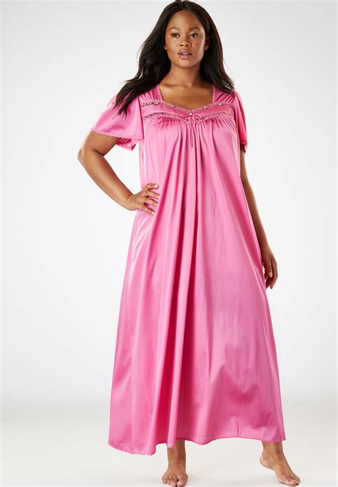 Full-Sweep Nightgown by Only Necessities® | Plus Size Nightgowns | Roaman's