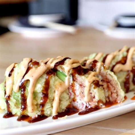 Wokcano’s Monkey Brain Sushi Roll Is Truly Insane Sushi Recipes, Avocado Recipes, Healthy ...