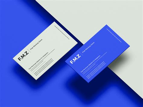 Free PSD Premium Business Card Mockup Design - Mockup Planet