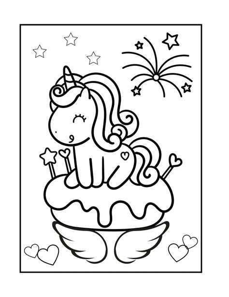 Cute Unicorn Coloring Pages Free Printable for Kids | Happy Mom Hacks