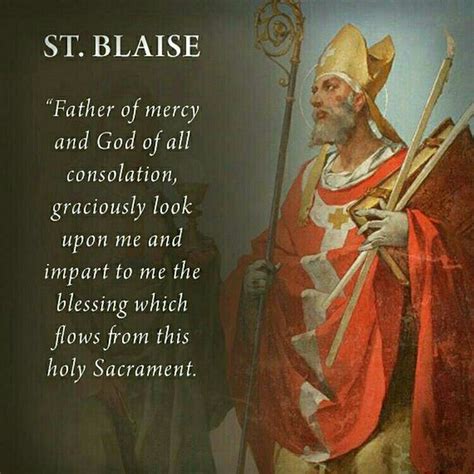 SAINT OF DAY – ST BLAISE – POSITIVE LIVING