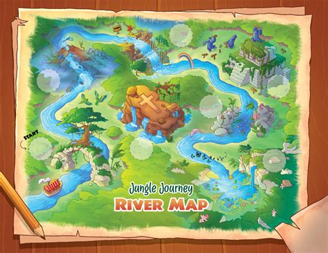 The Great Jungle Journey VBS: 7 C's Map