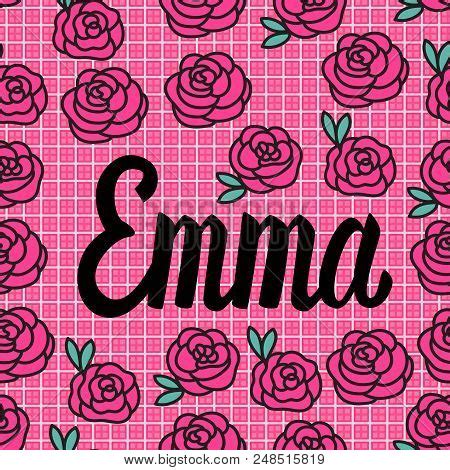 Emma Name Card Lovely Vector & Photo (Free Trial) | Bigstock