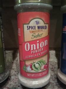 Calories in Onion Powder and Nutrition Facts