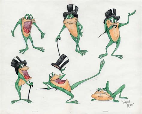 Michigan J Frog Model Drawing by Virgil Ross | Favorite cartoon character, Classic cartoon ...