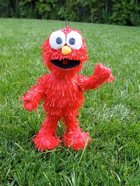 Elmo Pinata by pinataparty on Etsy, $50.00 | Elmo pinata, Elmo party, Elmo