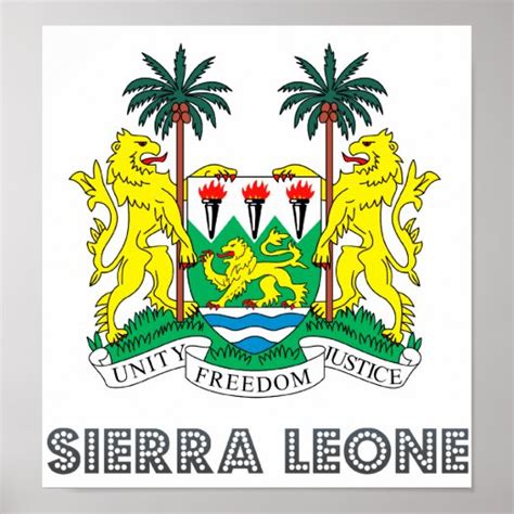 Sierra Leone Coat Of Arms Gifts on Zazzle