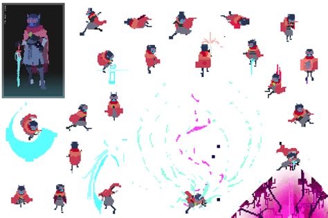 Hyper light drifter sprite sheets - logijeryX