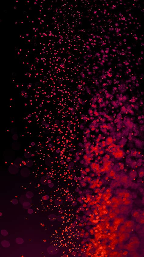 Spash of Red, The, amoled, black, colorful, dots, drops, oled, sparkle, vibrant, HD phone ...