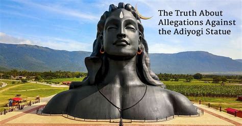 Did the Adiyogi Statue Destroy the Forest?