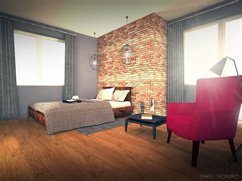 Brick & Bedroom on Behance