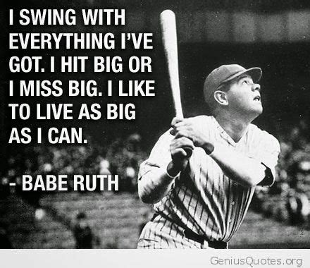 April 27 – Babe Ruth Day | Babe ruth quotes, Famous baseball quotes ...