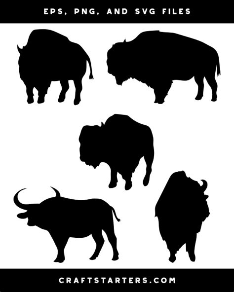 Buffalo Silhouette Clip Art