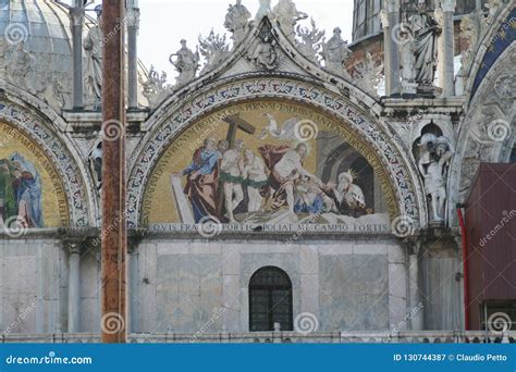 Venice, Basilica of San Marco, Mosaic Stock Image - Image of culture, italy: 130744387