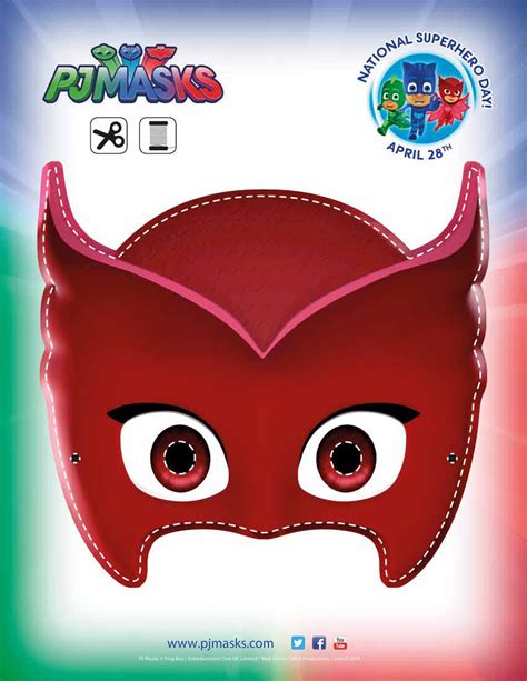 Owlette Mask | Mandy's Party Printables