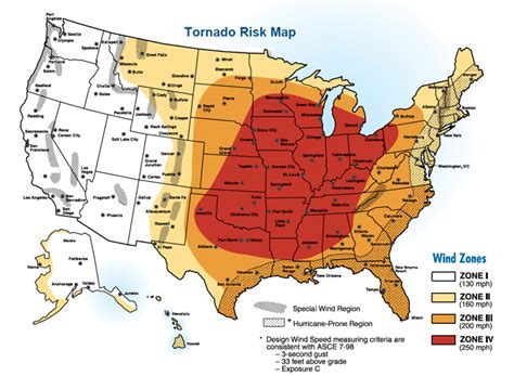 tornado-risk-map - Red Zone Storm Shelters