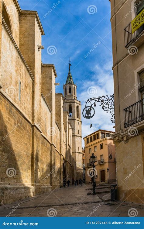 Basilica Santa Maria Church in Vilafranca Del Penedes, Catalonia, Spain ...