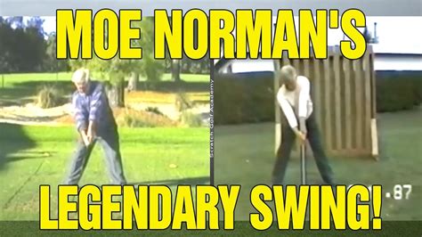 MOE NORMAN GOLF SWING ANALYSIS (SLOW MOTION + INSTRUCTION)!! | Golf swing analysis, Golf swing ...