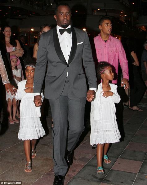 P Diddy celebrates his son's 20th birthday with his family... before ...