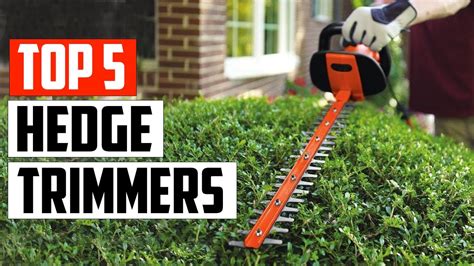 Top 5 Best Hedge Trimmers of 2023 - YouTube