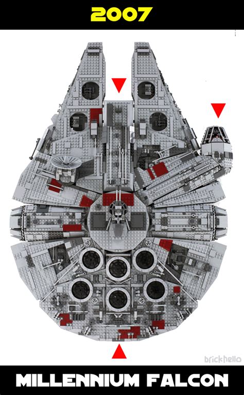 LEGO Star Wars UCS Millennium Falcon 10179 und 75192 im Vergleich